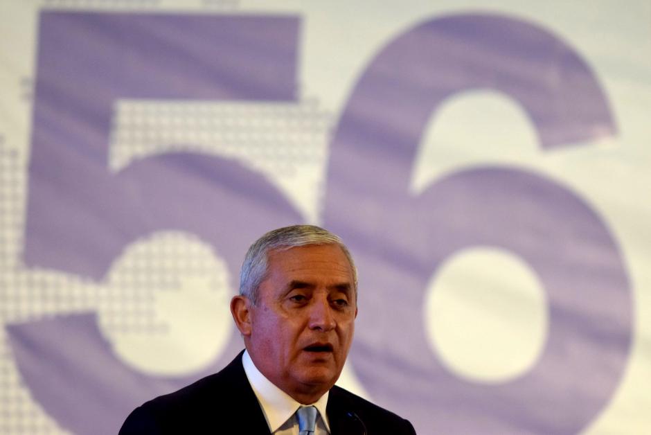 El presidente Otto Pérez Molinda inauguró la 56 reunión de la Comisión Interamericana para el Control de Abuso de Drogas (Cicad), institución que pertenece a la Organización de Estados Americanos (OEA). (Foto: Esteban Biba/Soy502)&nbsp;