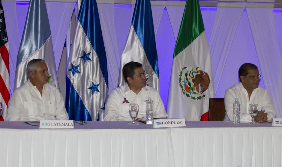 El presidente Pérez Molina se desplazó hasta Tela (Honduras) para el I Encuentro "Alianza por la Prosperidad" del Triángulo Norte (Foto: EFE)