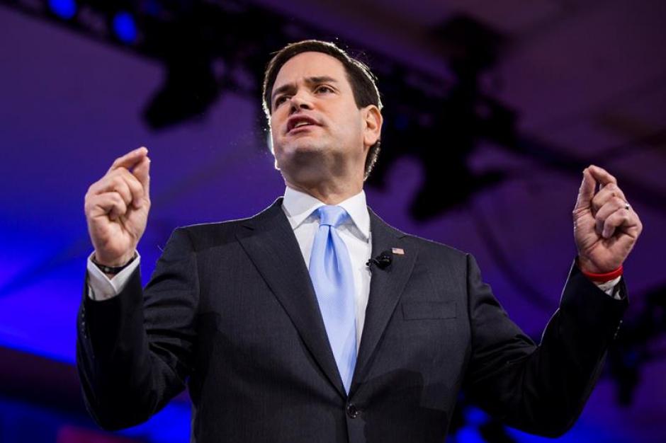 Marco Rubio es el virtual ganador de las primarias republicanas en Puerto Rico. (Foto: EFE)