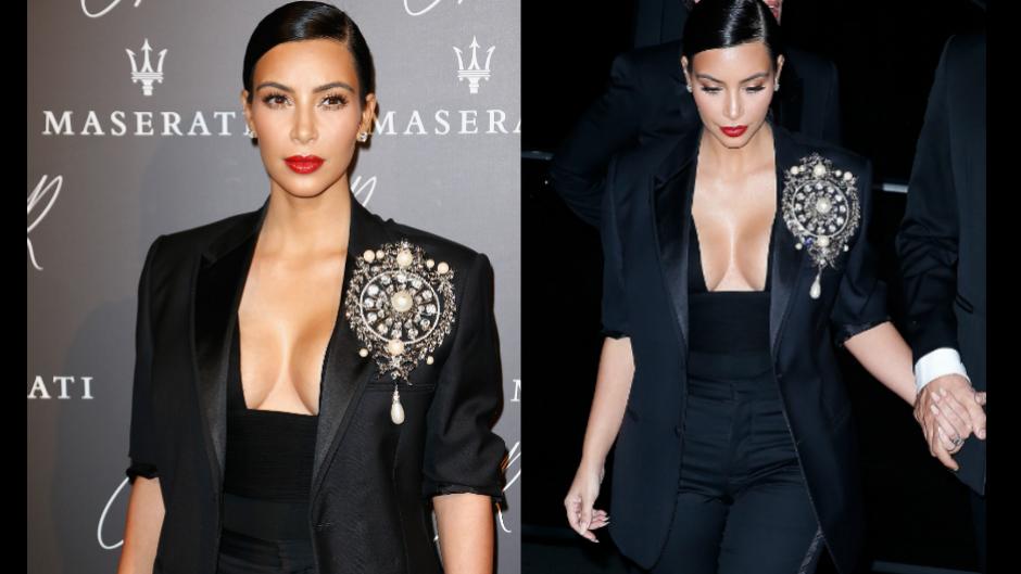 Llena de accesorios y con prendas talladas al cuerpo, la modelo Kim Kardashian luce sus atributos. (Foto: Instagram/Kim Kardashian)