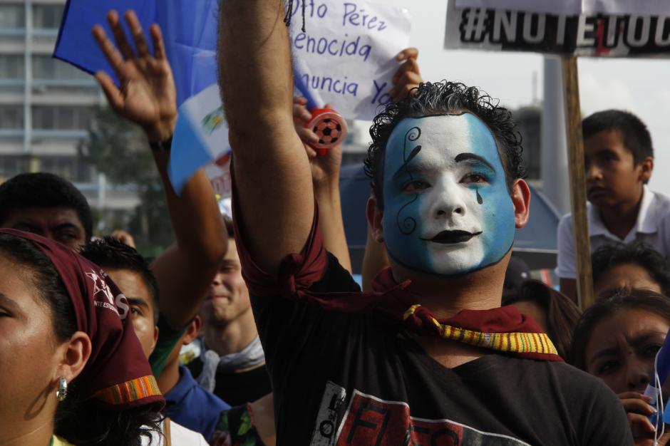 El sector artístico del país ha estado presente en las distintas protestas que se han realizado desde el 25 de abril. (Foto Archivo/Soy502)