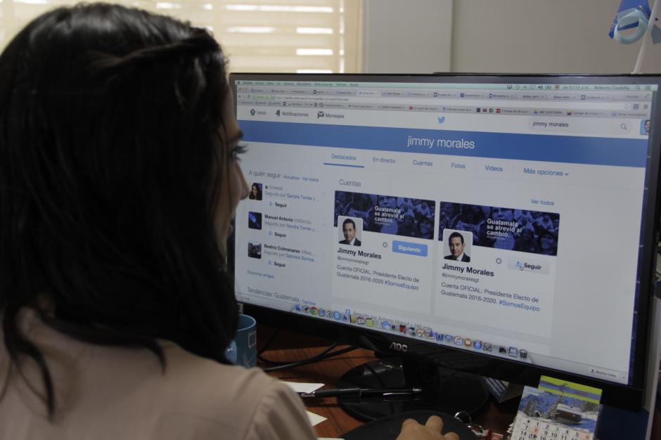 El presidente electo no se ha librado de las cuentas que sirven de parodia en la red social. (Foto: Freddy Hernández/Soy502)