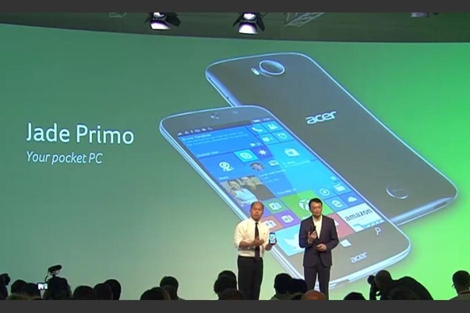 Acer presenta Jade Primo, un teléfono inteligente equipado con Windows 10. (Foto:&nbsp;liliputing)
