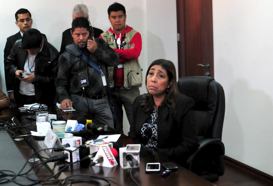 La ministra Sherry Ordóñez que asegura contar con el respaldo del presidente Jimmy Morales, dice que no abandonará la cartera. (Foto: Alejandro Balán/Soy502)
