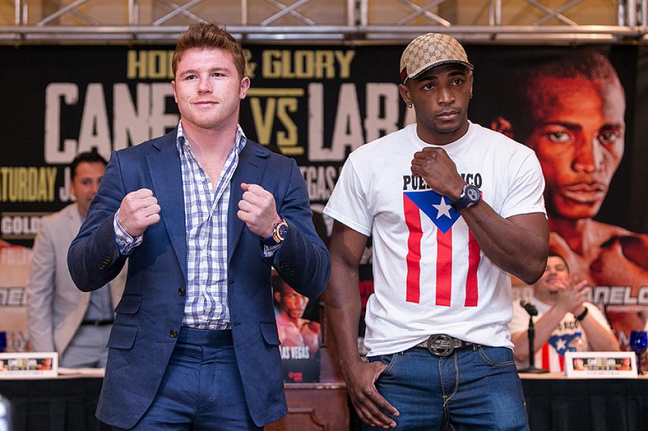 Todo listo para la pelea entre el Canelo Álvarez y Erislandy Lara la noche del sábado en las Vegas Nevada. (Foto: EFE)