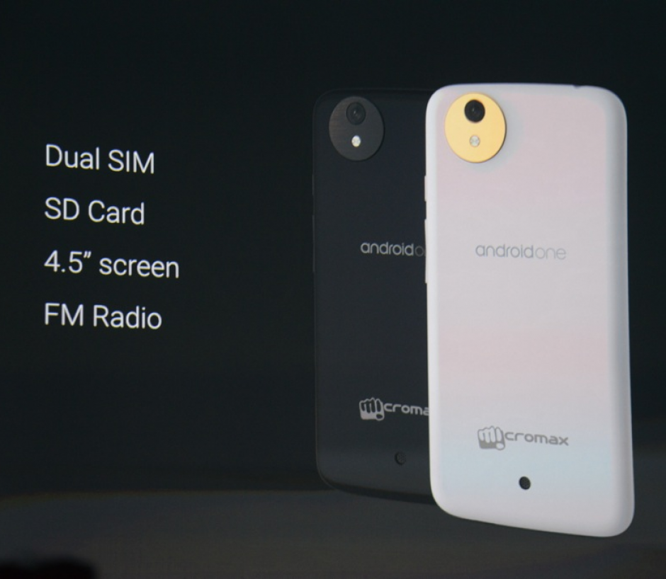 Los primeros modelos de estos teléfonos de bajo coste de Android One tendrán una pantalla de 4,5 pulgadas.&nbsp;