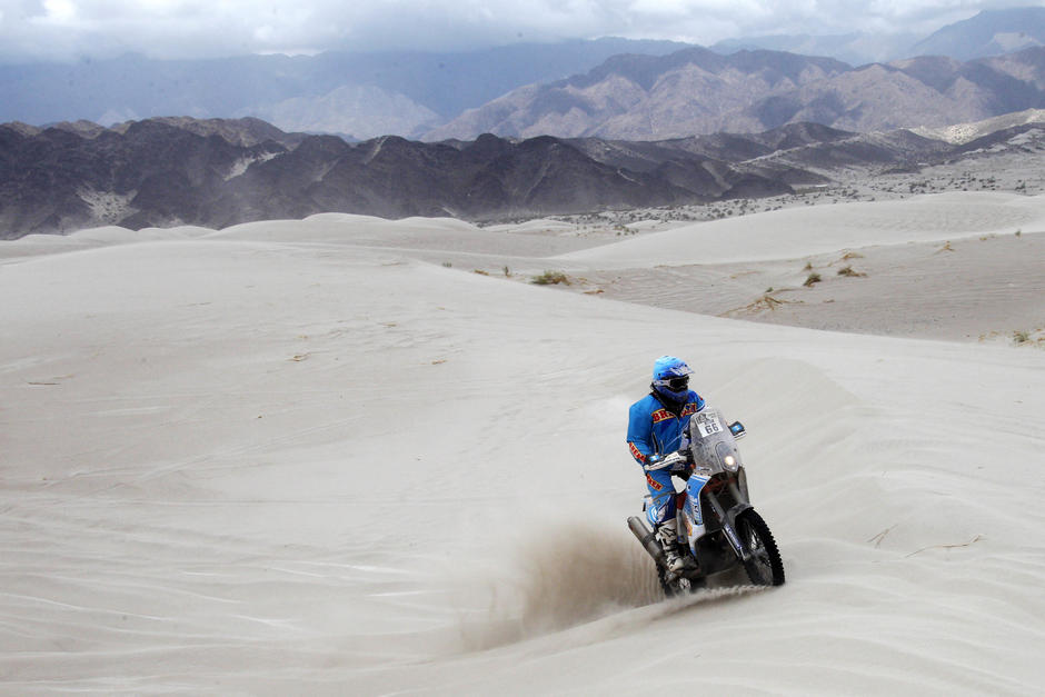 Francisco Arredondo tuvo una etapa complicada en el desierto, salió adelante y continúa en el Rally Dakar. (Foto: Francisco Arredondo)