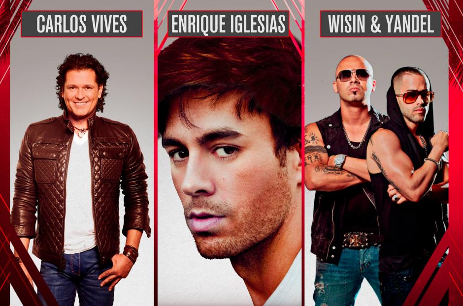 Wisin &amp; Yandel, Enrique Iglesias y Carlos Vives son los artistas invitados para el Brahva Fest 2015. (Foto: Marcelo Jiménez/Soy502)