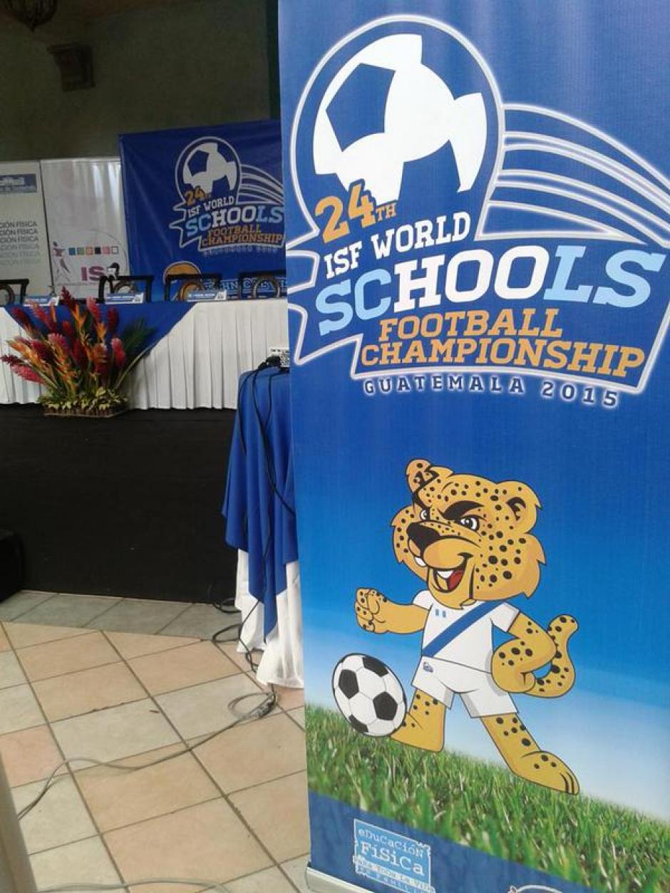 El Mundial Escolar de Futbol Guatemala 2015 está listo.
