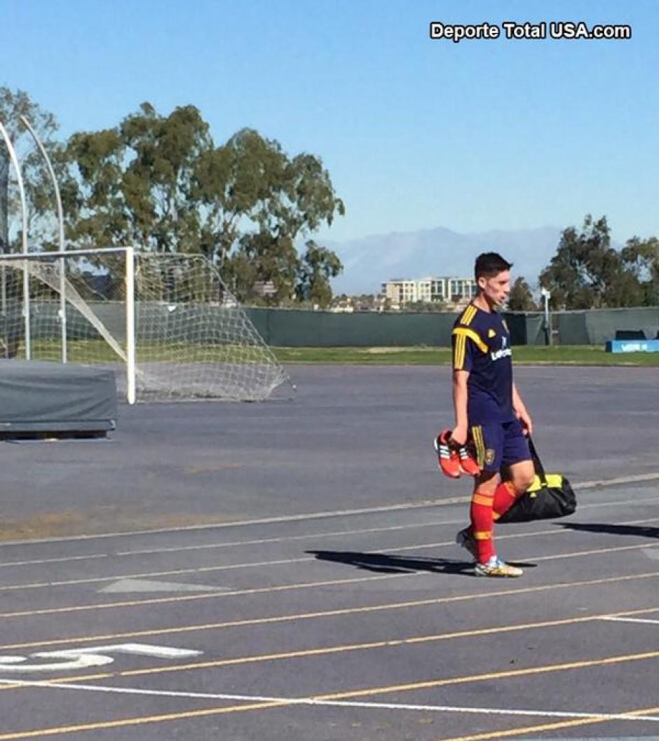 El futbolista guatemalteco, Elías Enoc Vásquez, disputó su segundo partido amistoso con el Real Salt Lake. (Foto: Deporte Tota Usa)