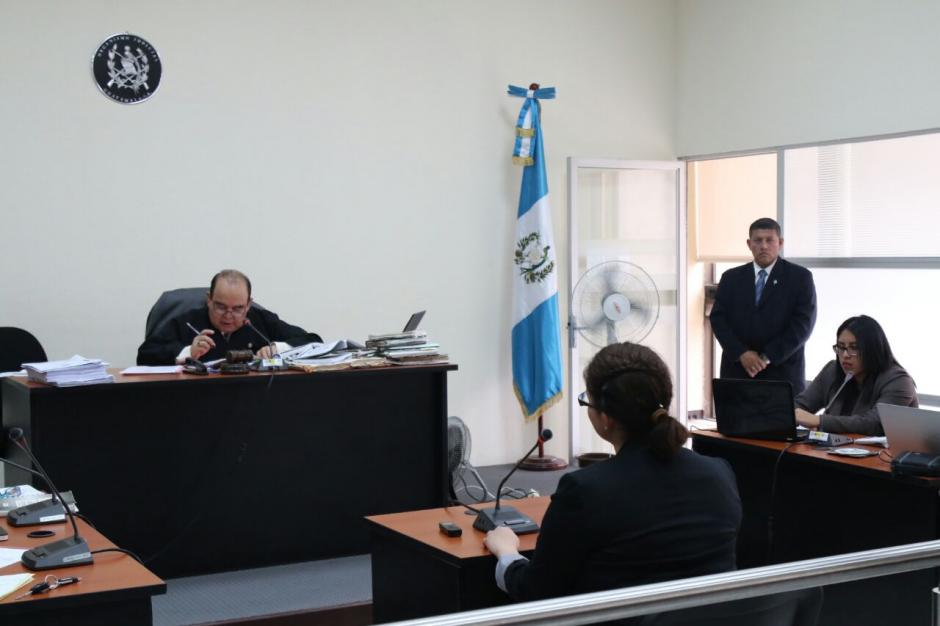 Este miércoles 2 de noviembre inició la audiencia de primera declaración de los implicados en el caso Bantrab. (Foto: Alejandro Balán/Soy502)