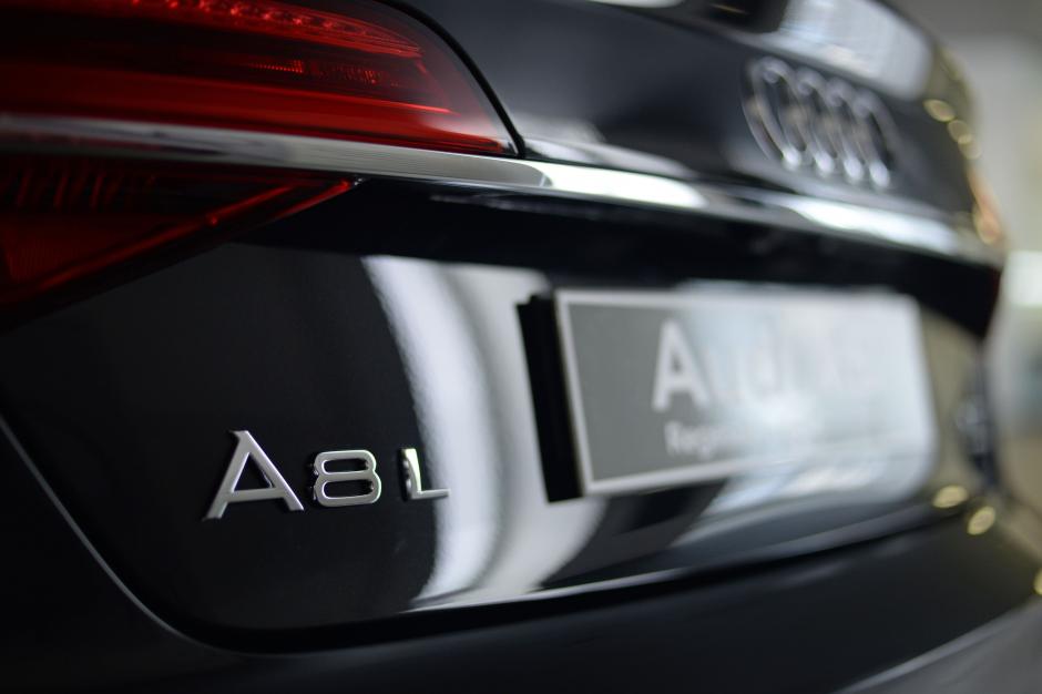 El A8 es uno de los íconos de Audi. (Foto: Esteban Biba/Soy502)&nbsp;