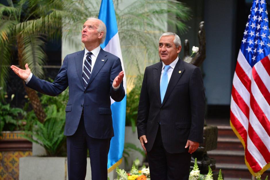 "Beautiful", dijo Biden al entrar al Palacio Nacional de la Cultura. (Foto: Wilder López/Soy502)