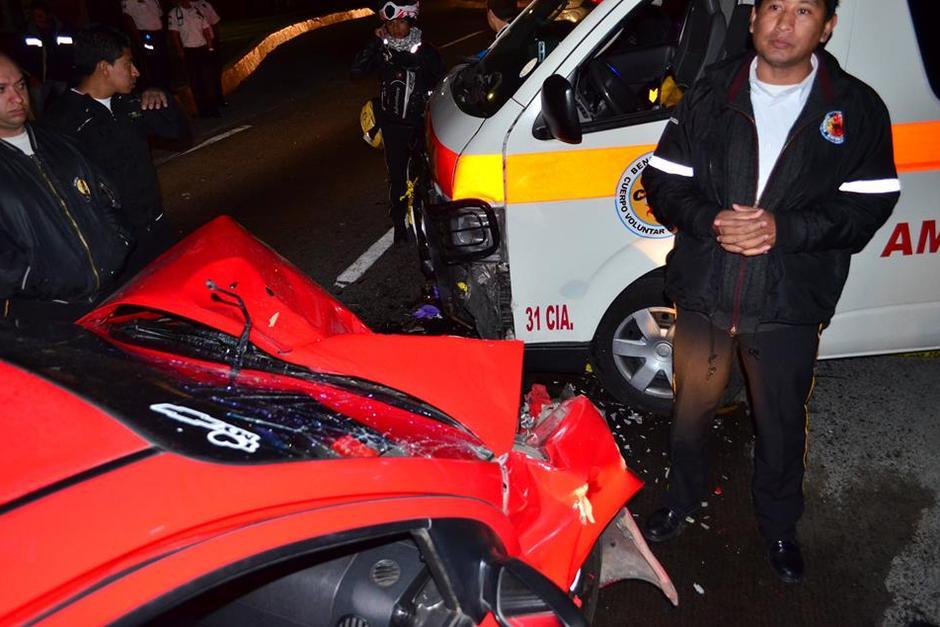 El Ministerio de Gobernación busca modificar la Ley de Tránsito para tener medidas más fuertes contra los pilotos ebrios. (Foto:Bomberos Voluntarios/Soy502)