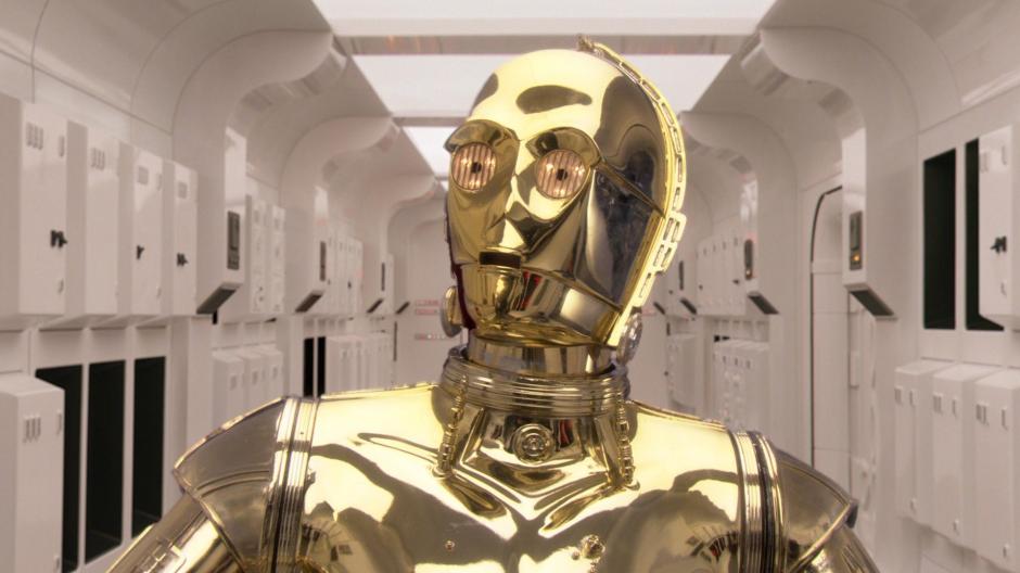 C-3PO&nbsp;presume de dominar 6 millones de lenguajes, entre ellos el Aurebesh. (Foto:&nbsp;thenerdstash.com)