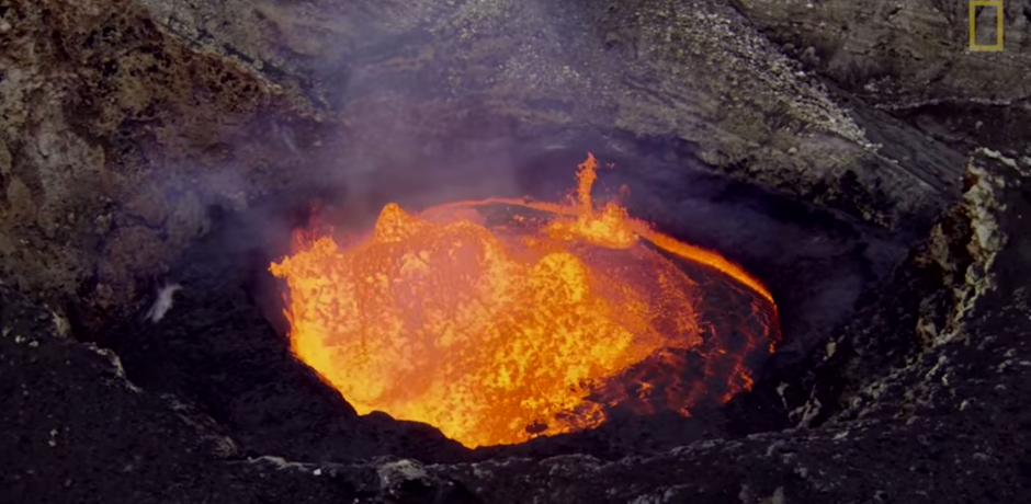 Las imágenes muestran la lava del volcán Marum, en Vanuatu, en Oceanía. (Foto: Youtube)