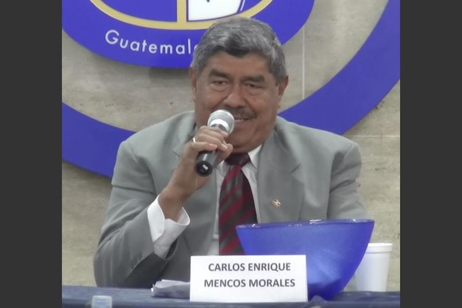 Carlos Mencos fue Contralor de Cuentas de 2006 a 2010, en ese tiempo fue denunciado por no haber detectado el desvío de fondos en el Congreso. (Foto: Archivo/Soy502)