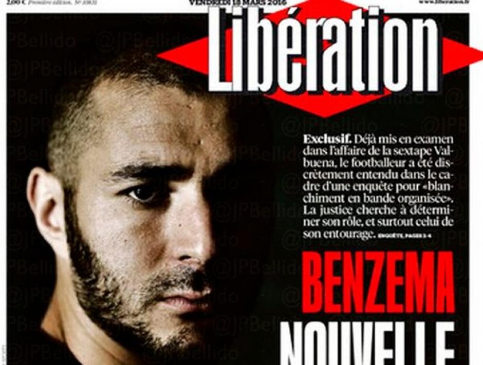 Karim Benzema sigue con serios problemas con la justicia en Francia según el diario Libération. (Foto: Libértation)