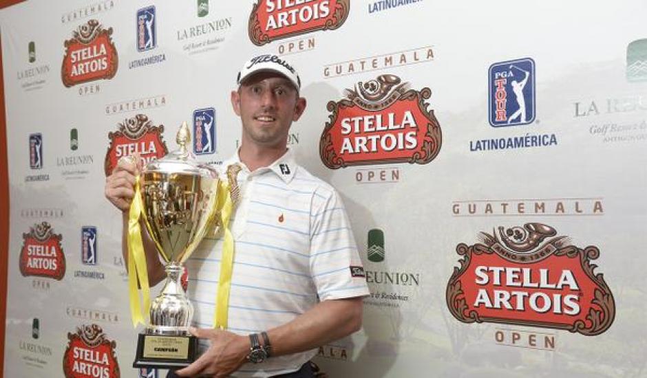 El estadounidense, Danny Balin, se coronó campeón del Stella Artois Guatemala 2015. (Foto: PGA Latinoamérica)