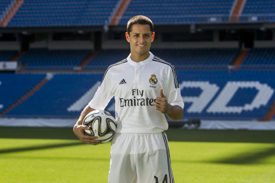 Javier "Chicharito" Hernández apenas ha disputado minutos con el Real Madrid.