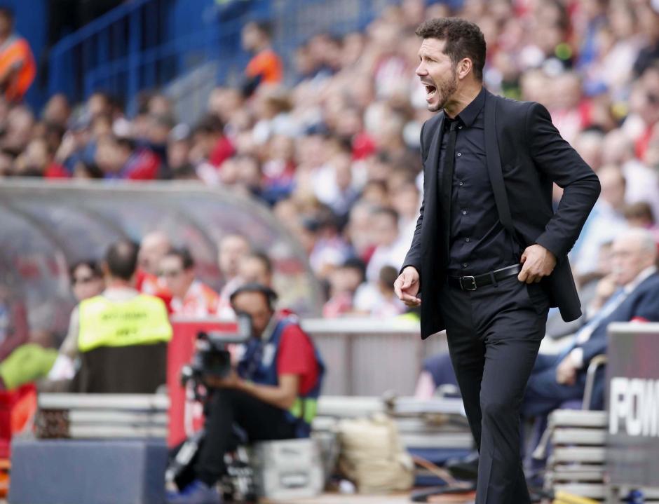 Diego Simeone es una insignia en Atlético de Madrid, fue como jugador y ahora como entrenador. (Foto: EFE)