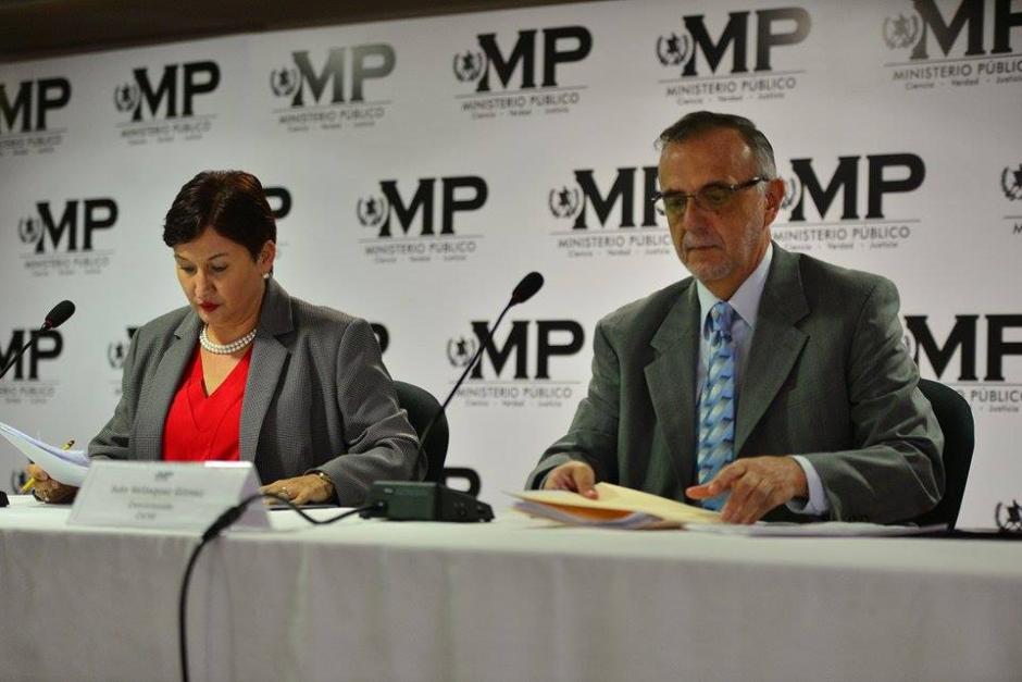 El MP y la CICIG detallaron los motivos por los que se le pide a la CSJ retirar el derecho de antejuicio a cuatro diputados y un alcalde. (Foto: Wilder López/Soy502)&nbsp;