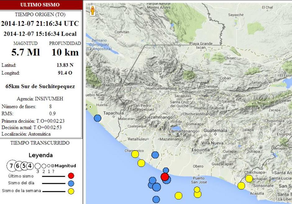 ¡Otro Temblor! Sismo De 5.6 Grados Richter Sacude El País