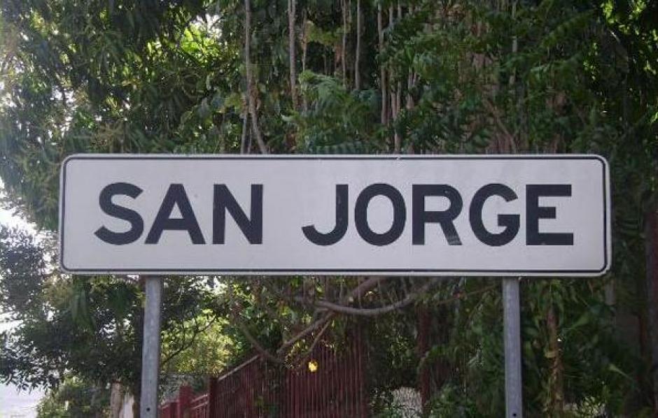 La señal que anuncia a los visitantes que han llegado a San Jorge, ahora, municipio de Zacapa. &nbsp;(Foto: Gobernación de Zacapa)