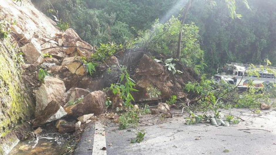 Seis departamentos del país fueron afectados por las lluvias que han azotado el territorio nacional durante los últimos días. (Foto: @ConredGuatemala)