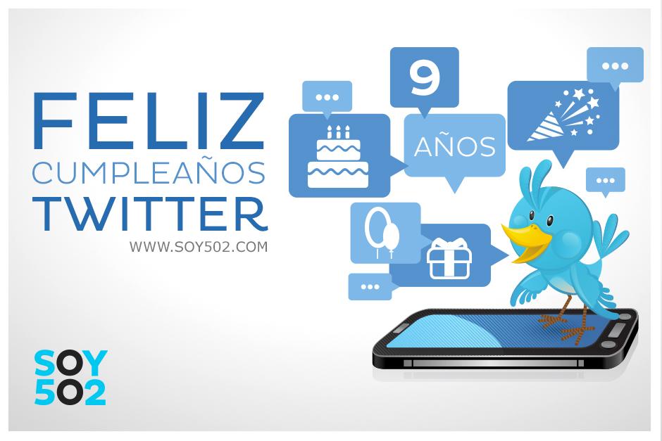 La red social Twitter cumple nueve años. (Imagen: Javier Marroquín/Soy502)