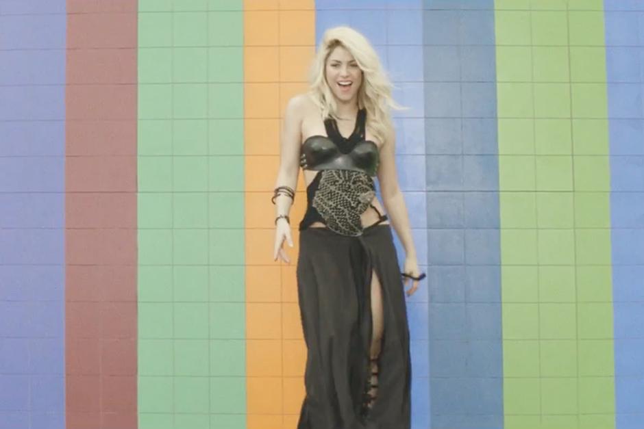 Shakira presenta en sus redes sociales el video de la canción "Dare (La La La)". (foto: Youtobe)