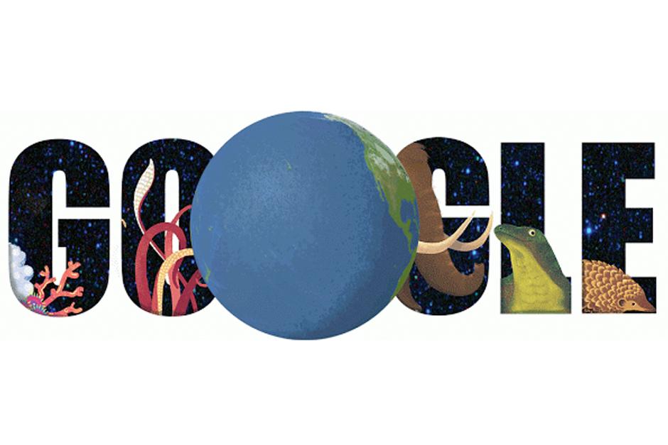 El doodle por el Día de la Tierra. (Imagen Google)