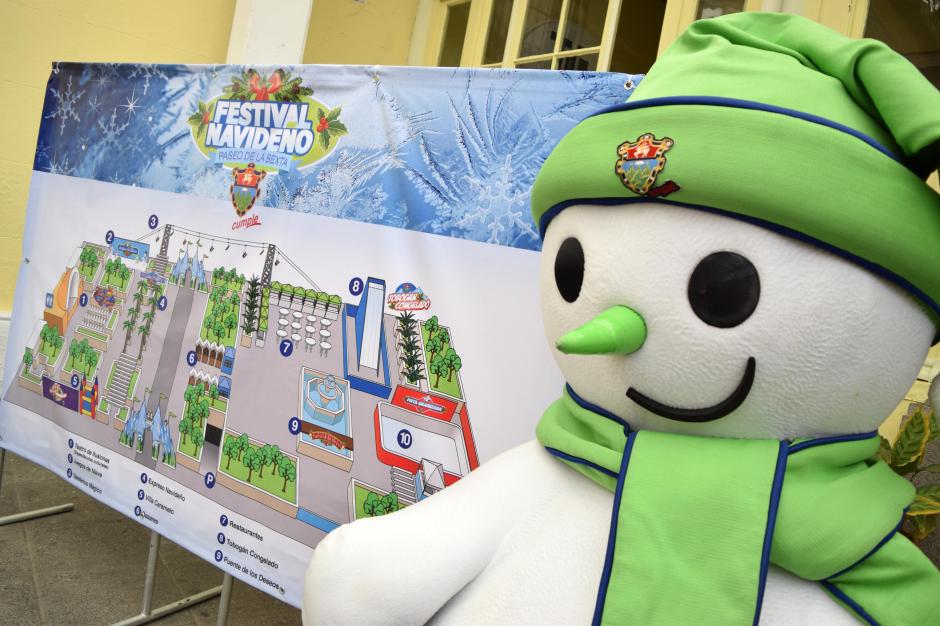 La municipalidad de Guatemala anunció junto con varias empresas el Festival Navideño Paseo de la Sexta. (Esteban Biba/Soy502)&nbsp;