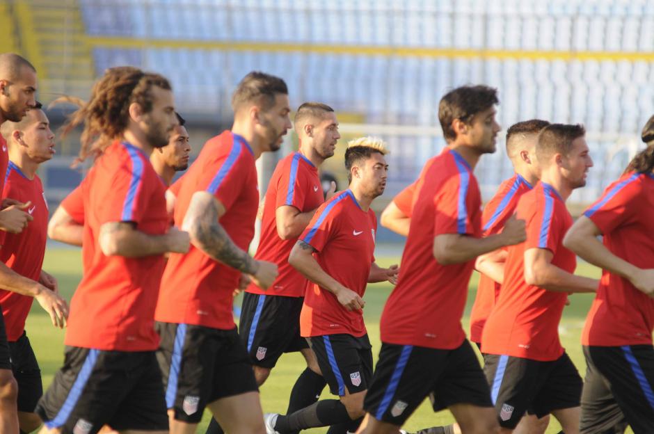 Clint Dempsey (al fondo) es una de las estrellas de Estados Unidos que enfrentará a Guatemala. (Foto: Pedro Pablo MIjangos/Soy502)