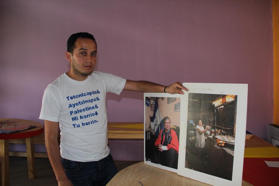 Rafael Fuentes muestra el trabajo que han realizado los integrantes de "Los Patojos" en estos años. Con sus nuevas instalaciones, esperan que el talento de los jóvenes se desarrolle aún más. (Foto: Fredy Hernández/Soy502)