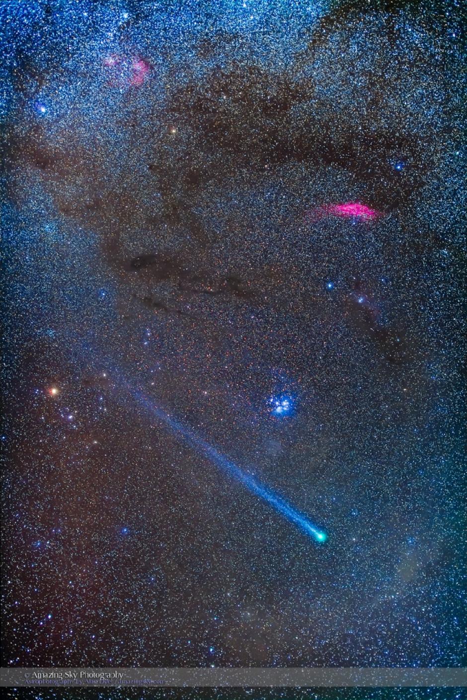 Imagen del cometa Lovejoy captada por el fotógrafo Alan Dyer, de renombre mundial. (Foto: Cortesía Edgar Castro Bathen).