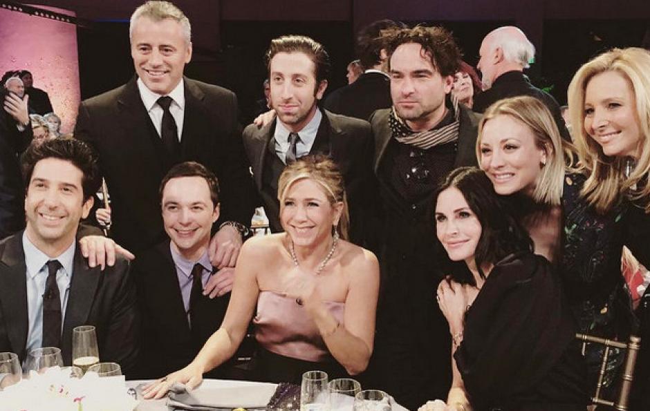 Los protagonistas de "Friends", durante su reencuentro. (Foto: Instagram/normancook)