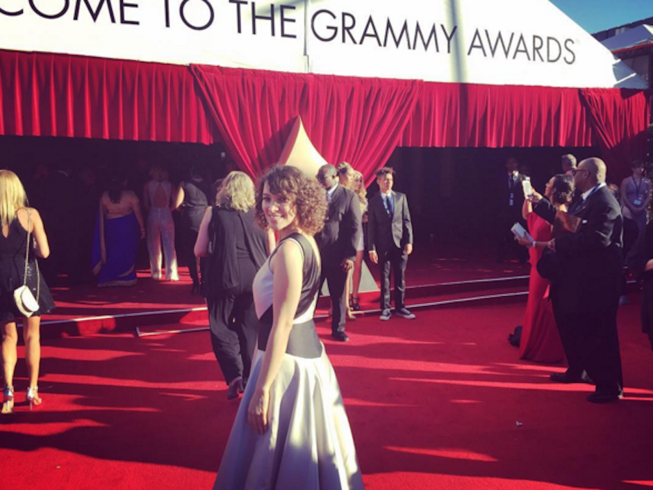 Gaby Moreno ingresando a la alfombra roja de los Grammy 2016. (Foto: Gaby Moreno oficial)&nbsp;