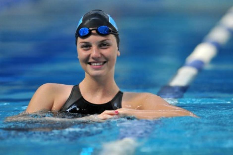 La nadadora nacional Gisela Morales&nbsp; se clasificó en 100 y 200 metros dorso a los Juegos Panamericanos Toronto 2014. (Foto: Gisela Morales)