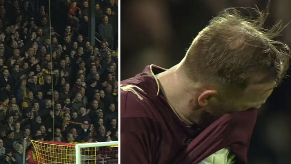 Jelle ten Rouweleaar vivió un momento muy sentimental durante un partido en el fútbol holandés. (Foto: marca.com)