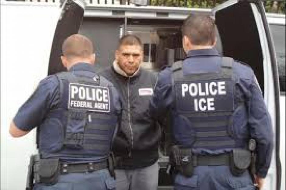 El exagente de PNC&nbsp;Kenedy Agileo Pineda fue detenido en Nueva York por las autoridades estadounidenses. (Foto: ICE)