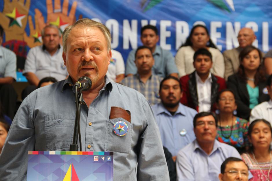 Pablo Monsanto encabeza el nuevo proyecto Convergencia CPO-CRD de los pueblos. (Foto: Roberto Caubilla/Soy502)