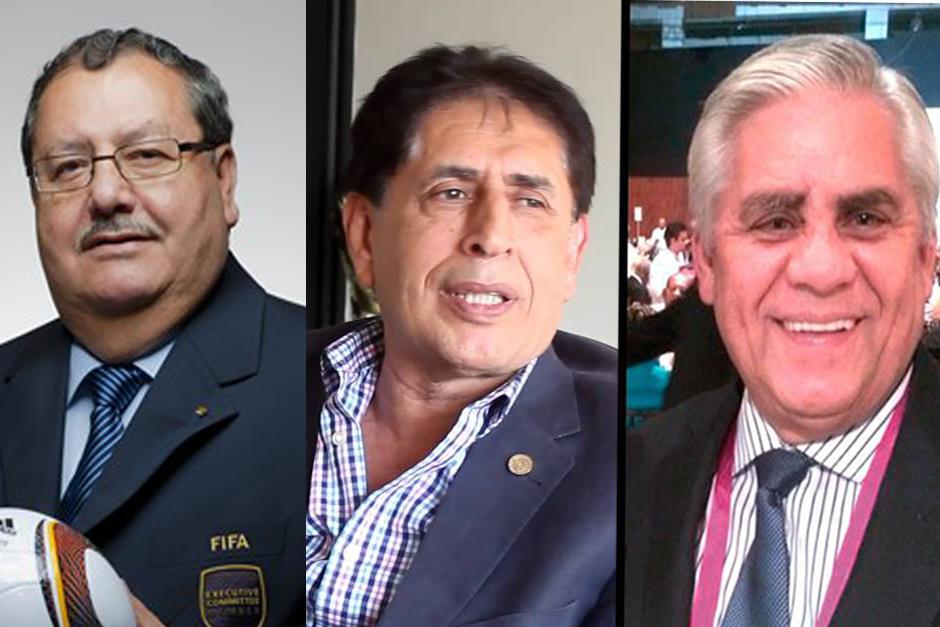 Rafael Salguero, Brayan Jiménez y Héctor Trujillo, son los dirigentes guatemaltecos que son investigados por el Departamento de Justicia de Estado Unidos en el Caso FIFAgate.