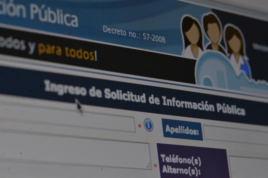 Los portales de transparencia donde se solicita información pública en la mayoría de entidades públicas ha colapsado debido a la ausencia de presupuesto para continuar operando. (Foto: Wilder López/-Soy502)