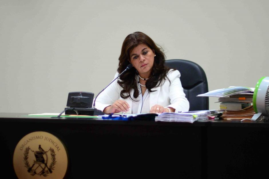La jueza Carol Patricia Flores, que también es aspirante a magistrada de la CSJ, se excusó de seguir conociendo el proceso penal por la desaparición de Cristina Siekavizza. (Foto: Jesús Alfonso/Soy502)