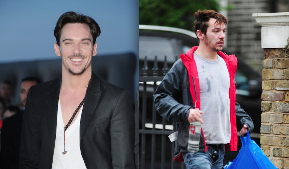 Impactantes imágenes del estado de abandono en el que se encuentra el actor británico Jonathan Rhys Meyers fueron captadas por los paparazzis. (Foto: Xposure/MailOnline)&nbsp;