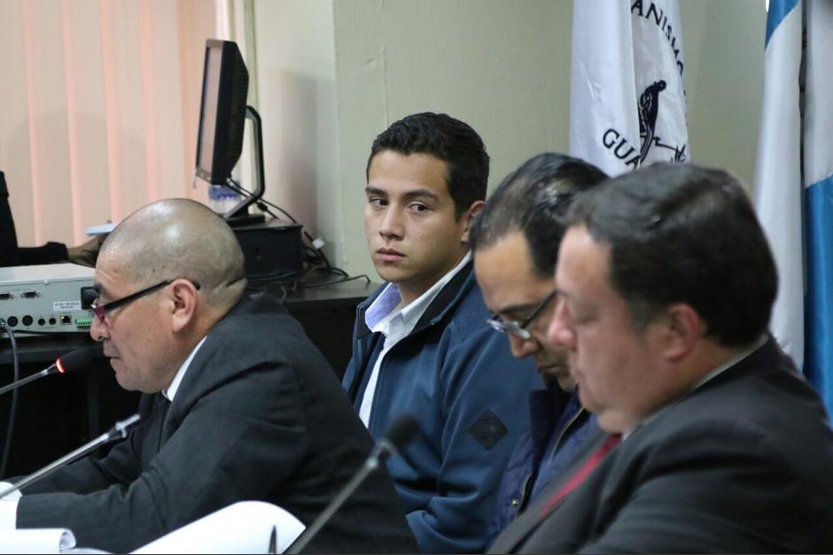 José Manuel Morales Marroquín durante la audiencia. (Foto: Alejandro Balan/Soy502) 