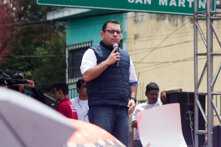 Mauel Baldizón asegura que la población no vota cruzado y que él es víctima de un fraude electoral. (Foto: Soy502)
