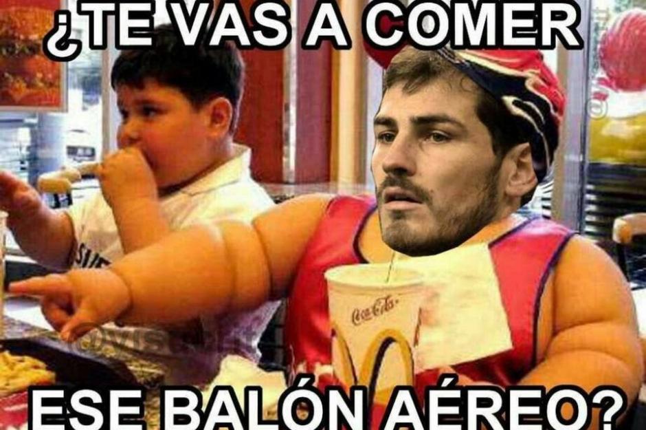 Memes contra Iker Casillas y la derrota del Real Madrid en el derbi.