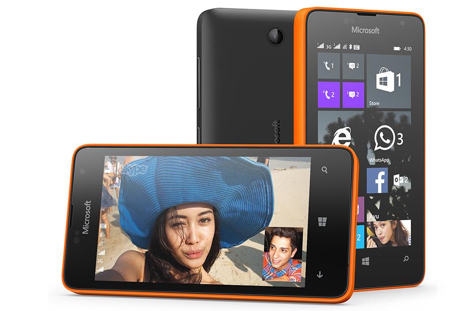 El nuevo dispositivo Lumia 430 dirigido a los mercados emergentes.